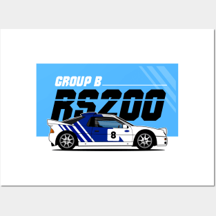 RS200 WRC Rally Posters and Art